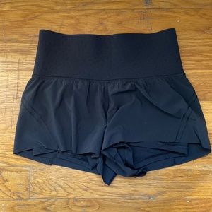 Black Lululemon Speed Shorts
